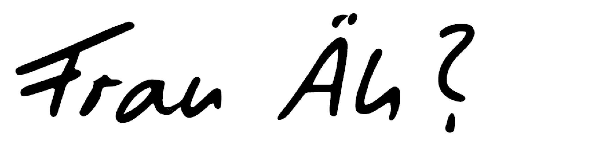Frau Äh? - Startseite
